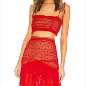 MAJORELLE sawyer top and heidi skirt